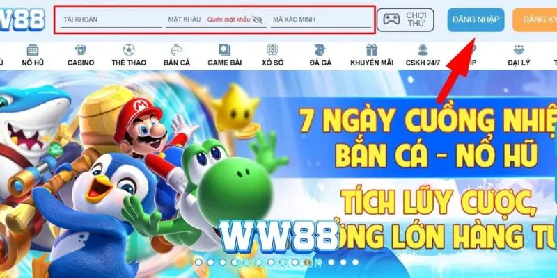 Đăng nhập thường xuyên vào WW88 để hưởng ưu đãi khủng